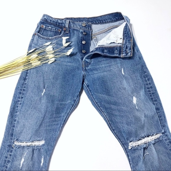 LEVI’S 501 Distressed Skinny - Picture 4 of 8